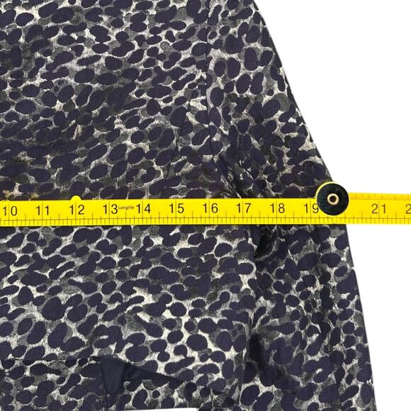 Rickie Freeman Teri Jon Purple 3 Piece‎ Ruffled Collar Knee Length Dress Size 4 - Picture 10 of 13